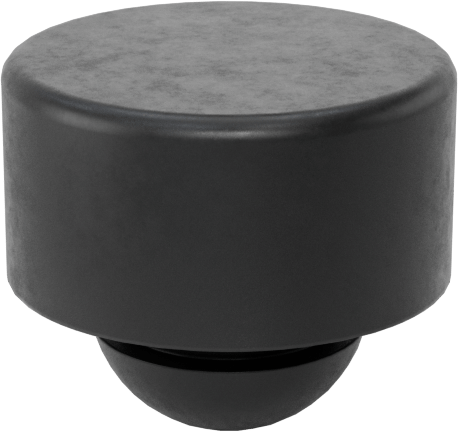 Yüksek Sıcaklığa Dayanıklı Silikon Kauçuk İt-Ve-Kal Tamponlar, 1/4" İç Çap için, 5/16" Sırt Çapı, 1/2" OD