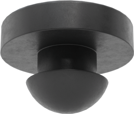 Yüksek Sıcaklığa Dayanıklı Silikon Kauçuk İt-Ve-Kal Tamponlar, 1/4" İç Çap için, 11/32" Sırt Çapı, 9/16" OD