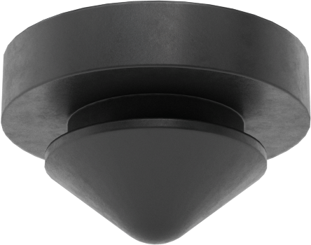 Yüksek Sıcaklığa Dayanıklı Silikon Kauçuk İt-Ve-Kal Tamponlar, 1/4" İç Çap için, 5/16" Sırt Çapı, 7/16" OD