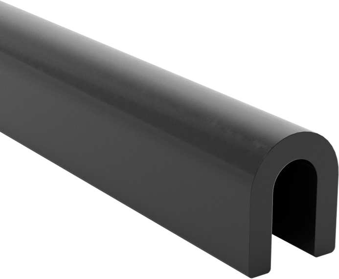EPDM Kauçuk Kenar Çıtası, 1/8“ Genişlik x 1/4” İç Yükseklik