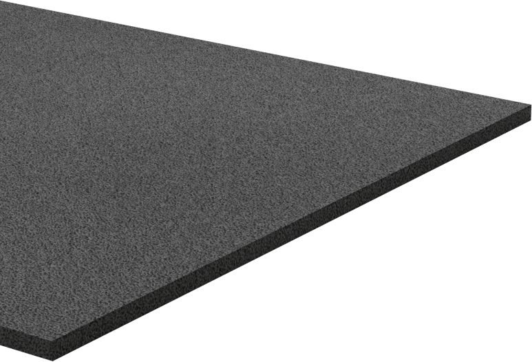 Hafif Hizmet Tipi Karışımlı EPDM Köpük Şerit, Yapışkan Arka Yüzlü, 3" Genişlik, 1/16" Kalınlık, 50 Fit Uzunluk