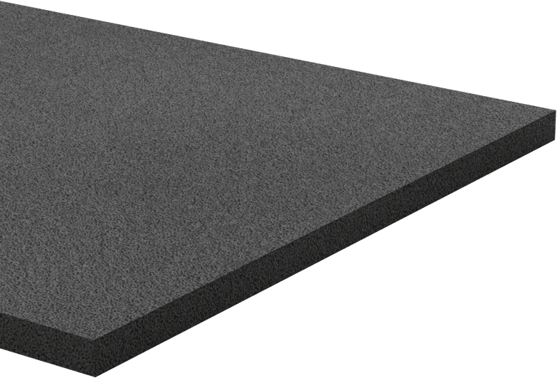 Hafif Hizmet Tipi Karışımlı EPDM Köpük Şerit, Yapışkan Arka Yüzlü, 3" Genişlik, 1/8" Kalınlık, 50 Fit Uzunluk
