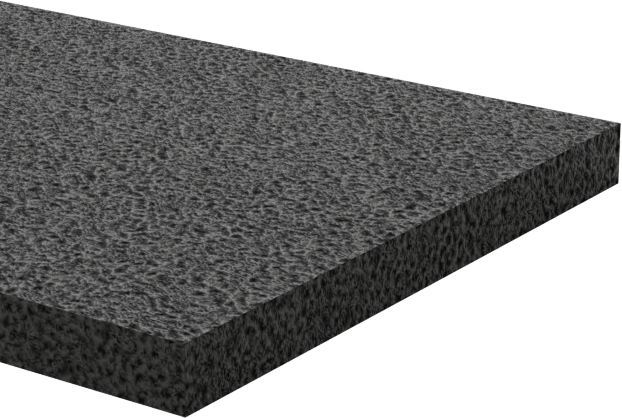 Hafif Hizmet Tipi Karışımlı EPDM Köpük Şerit, Yapışkan Arka Yüzlü, 3/4" Genişlik, 1/16" Kalınlık, 50 Fit Uzunluk