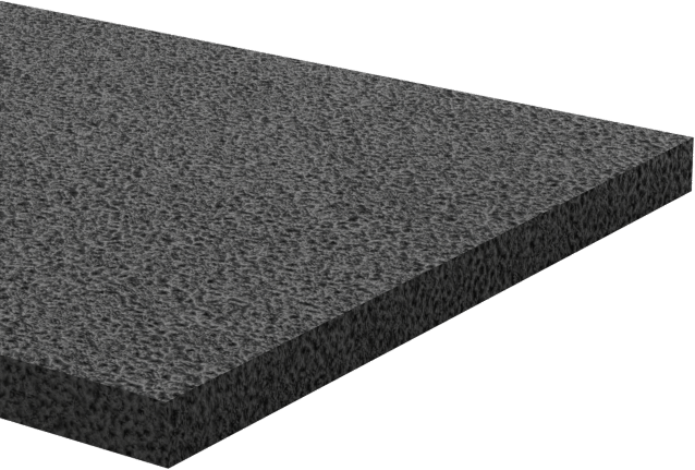 Hafif Hizmet Tipi Karışımlı EPDM Köpük Şerit, Yapışkan Arka Yüzlü, 1" Genişlik, 1/16" Kalınlık, 50 Fit Uzunluk