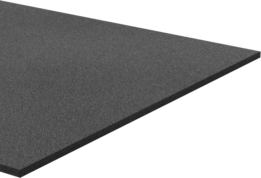 Hafif Hizmet Tipi Karışımlı EPDM Köpük Şerit, Yapışkan Arka Yüzlü, 4" Genişlik, 1/16" Kalınlık, 50 Fit Uzunluk