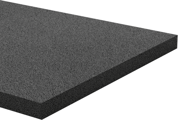 Hafif Hizmet Tipi Karışımlı EPDM Köpük Şerit, Yapışkan Arka Yüzlü, 2 inç Genişlik, 1/8" Kalınlık, 50 Fit Uzunluk