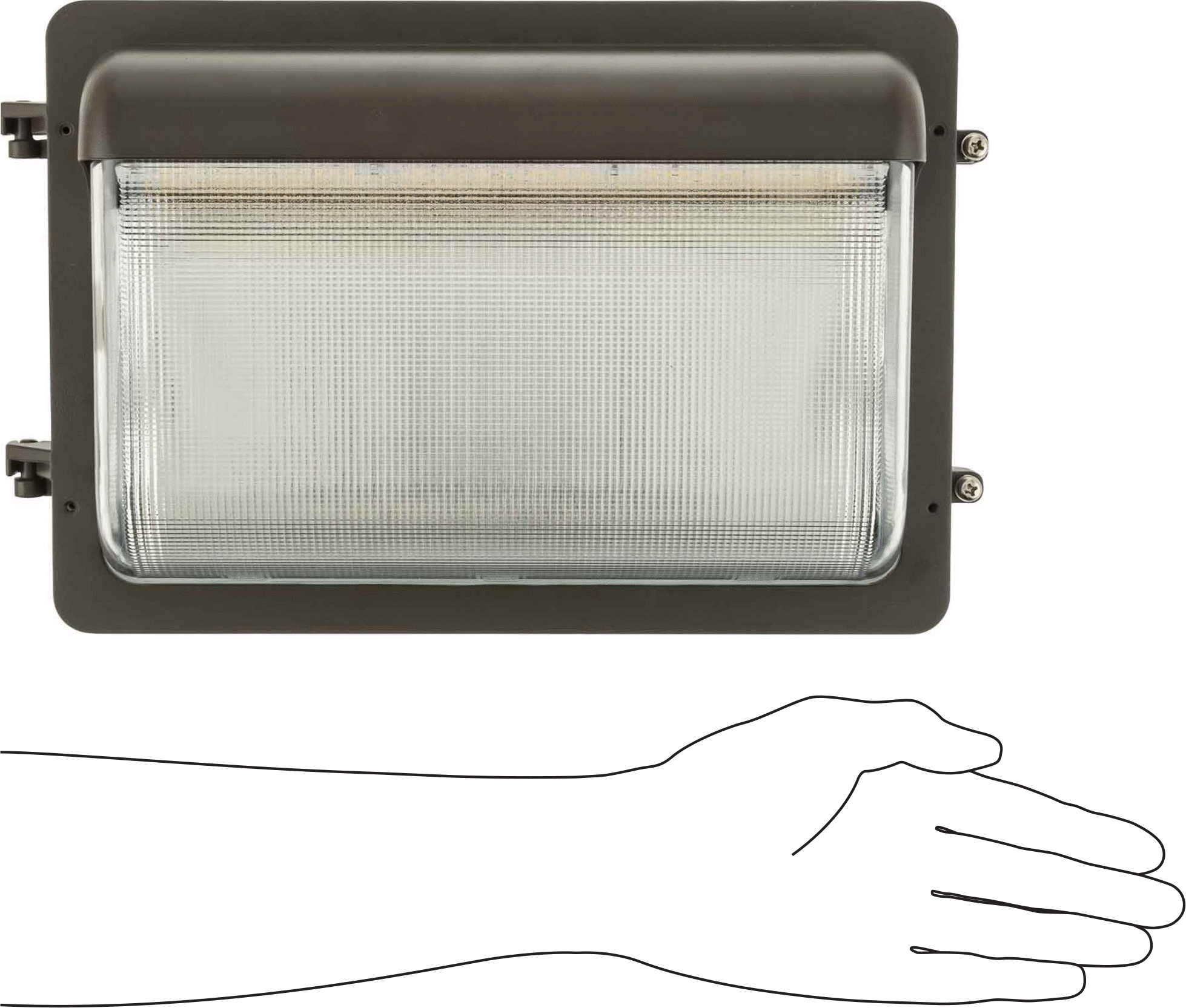Dış Mekan Duvar Lambası, Düşük Profil, 5600/8400/11200 Lumens
