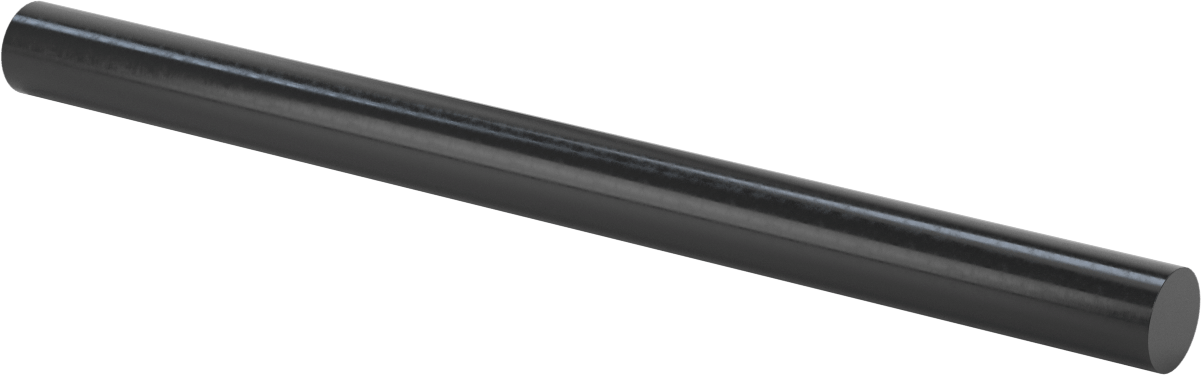 Aşınmaya Dayanıklı Poliüretan Kauçuk Çubuk, 12" Uzunluk, 7/8" Çap