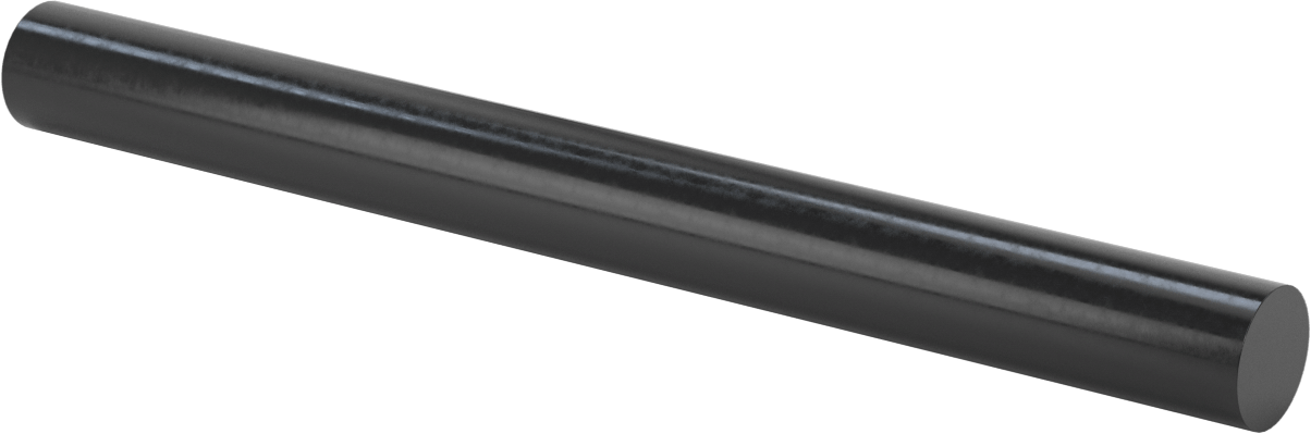Aşınmaya Dayanıklı Poliüretan Kauçuk Çubuk, 12" Uzunluk, 1-1/8" Çap