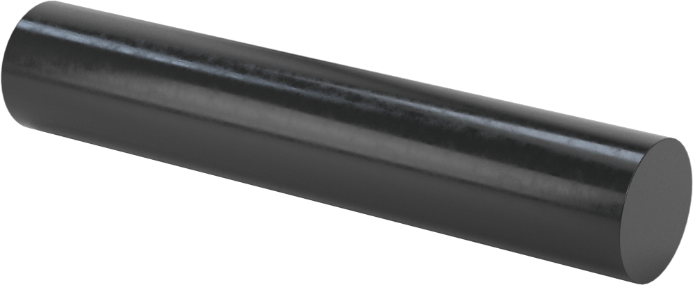 Aşınmaya Dayanıklı Poliüretan Kauçuk Çubuk, 6 inç Uzunluk, 1-1/8" Çap