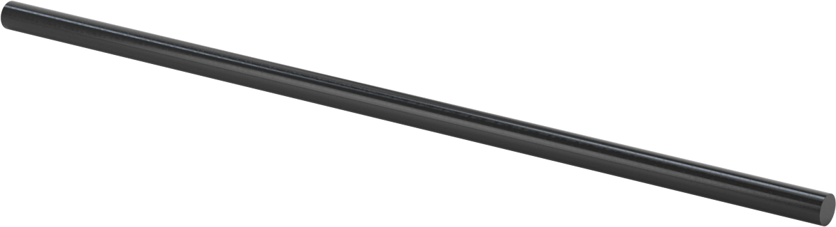 Aşınmaya Dayanıklı Poliüretan Kauçuk Çubuk, 12" Uzunluk, 3/8" Çap