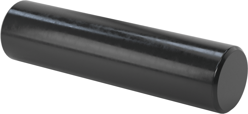Yağa Dayanıklı Buna-N Kauçuk Çubuk, 6 inç Uzunluk, 1-1/2" Çap