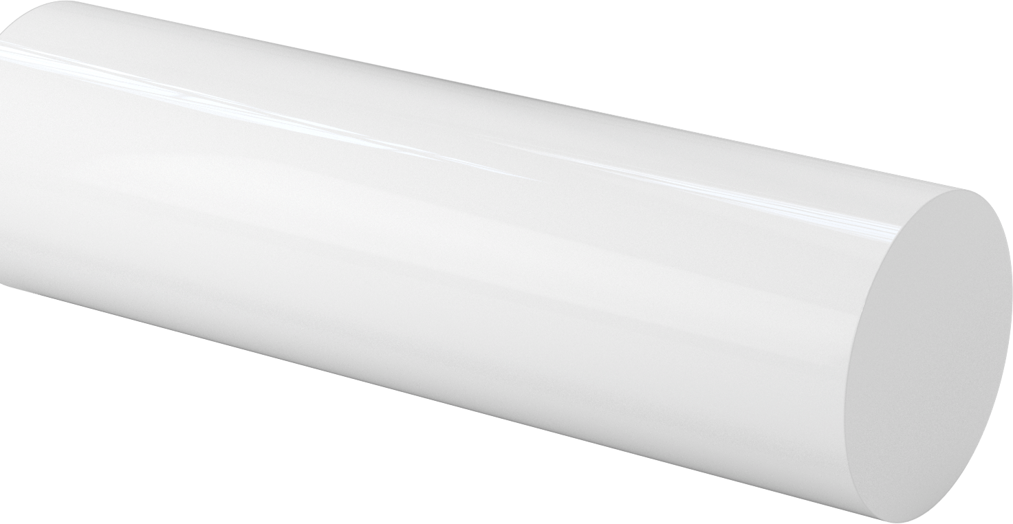 Kaygan UHMW Polietilen Çubuk, 7" Çap