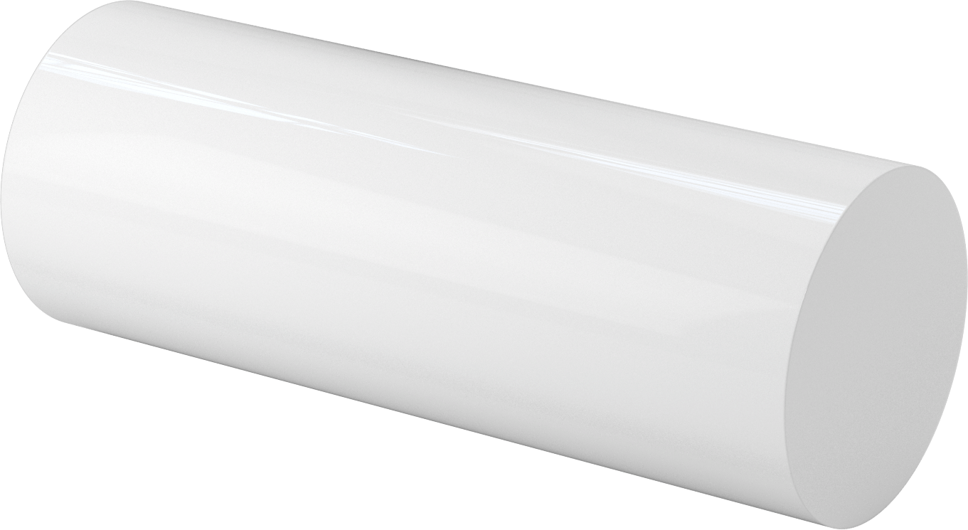Kaygan UHMW Polietilen Çubuk, 9" Çap
