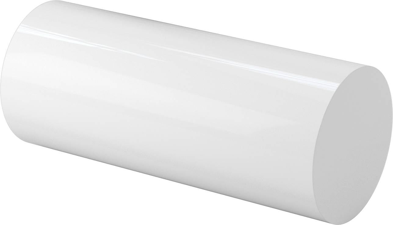 Kaygan UHMW Polietilen Çubuk, 10" Çap