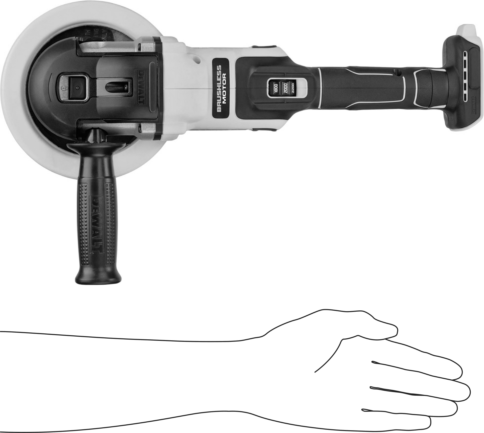 Akülü Parlatıcı, DeWalt Model Numarası DCM849B