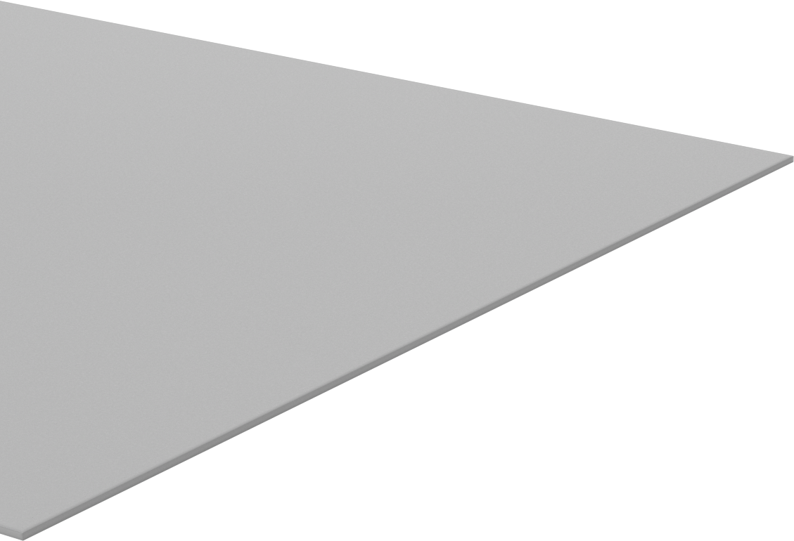 Darbeye ve Kimyasallara Dayanıklı PVC Levha, 12" x 24" x 1/16"