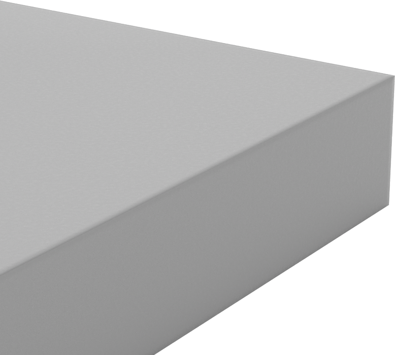 Darbeye ve Kimyasallara Dayanıklı PVC Levha, 6" x 6" x 1"