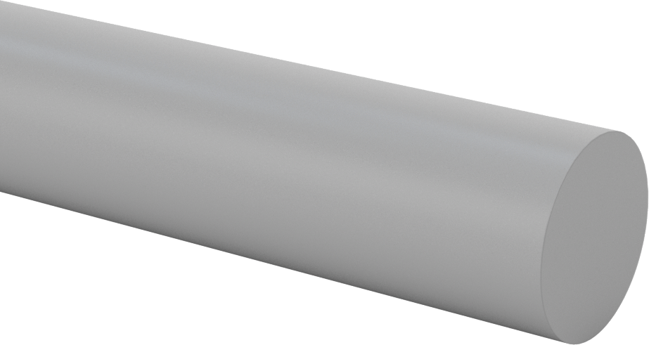 Darbeye ve Kimyasallara Dayanıklı PVC Çubuk, 1-1/4" Çap