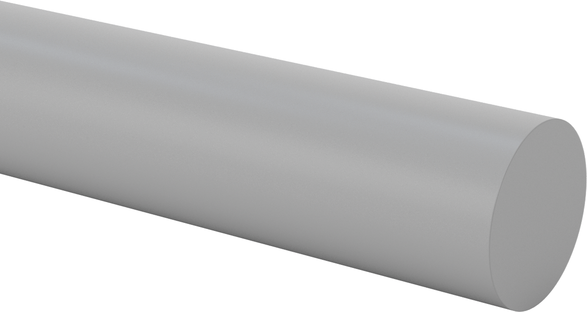 Darbeye ve Kimyasallara Dayanıklı PVC Çubuk, 2-3/4" Çap