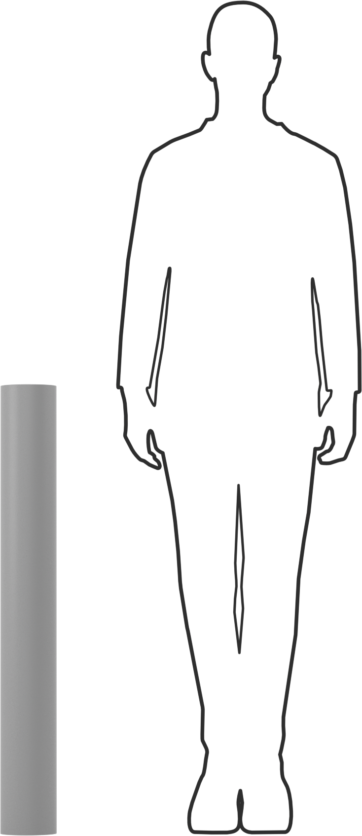 Darbeye ve Kimyasallara Dayanıklı PVC Çubuk, 4-1/2" Çap
