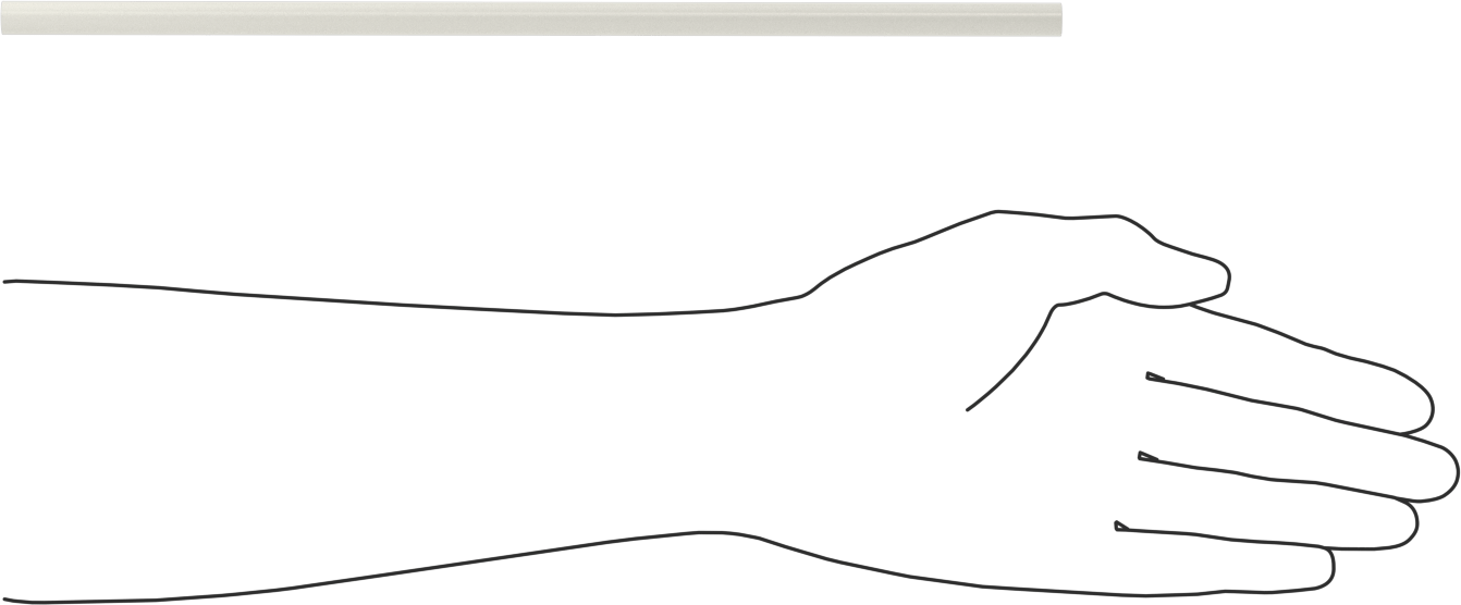 Gözeneksiz Seramik Alümina Çubuk, 3/8" Çap, 12" Uzunluk