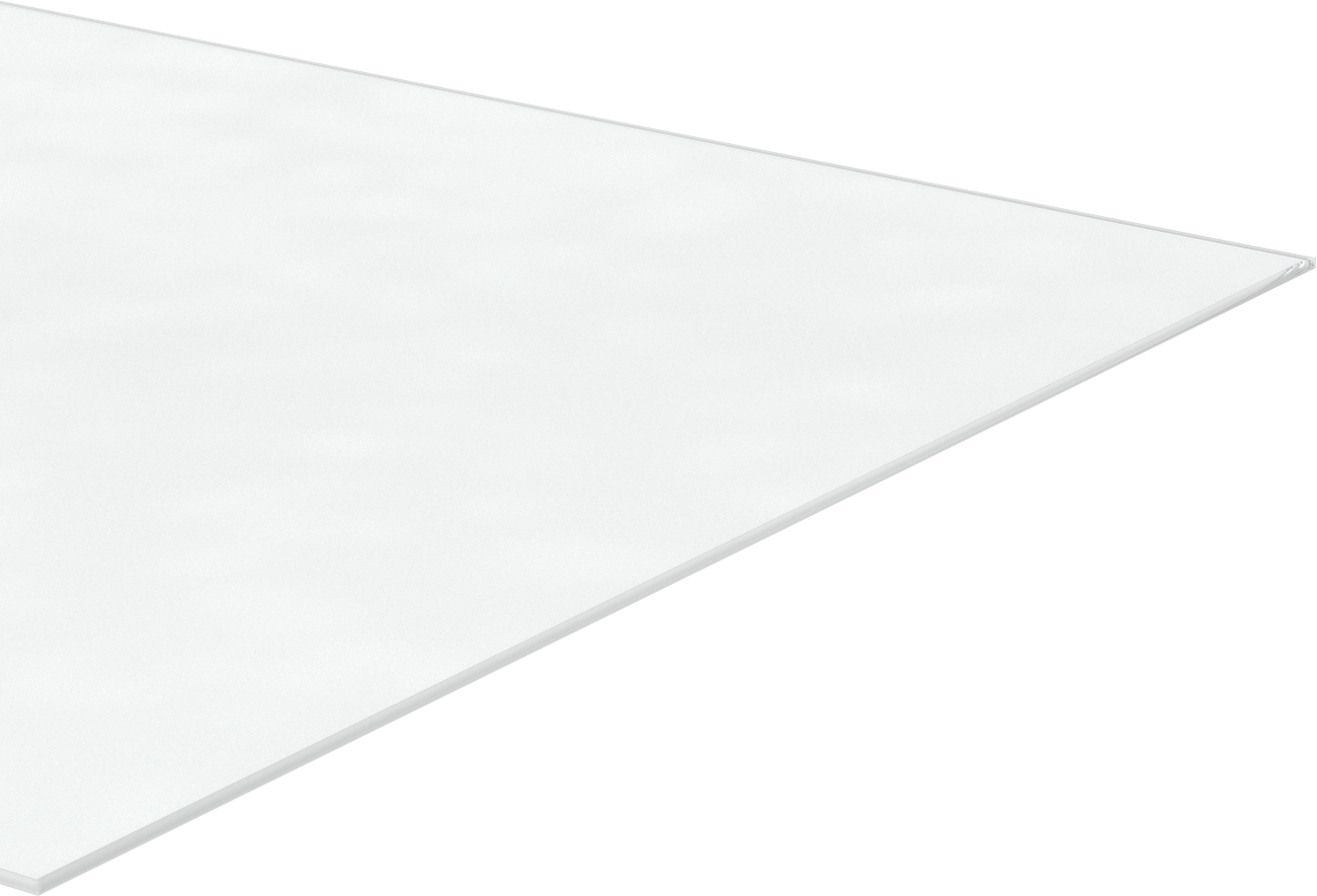 Çizilmez, UV ve Darbeye Dayanıklı Polikarbonat, 24" x 48" x 1/8", Şeffaf