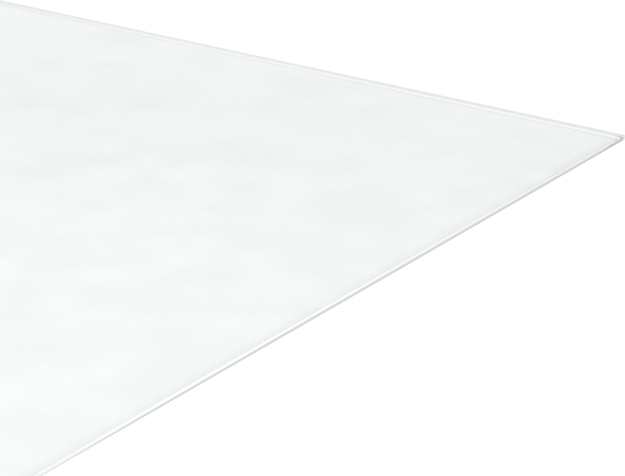 Çizilmez, UV ve Darbeye Dayanıklı Polikarbonat, 36" x 36" x 1/8", Şeffaf