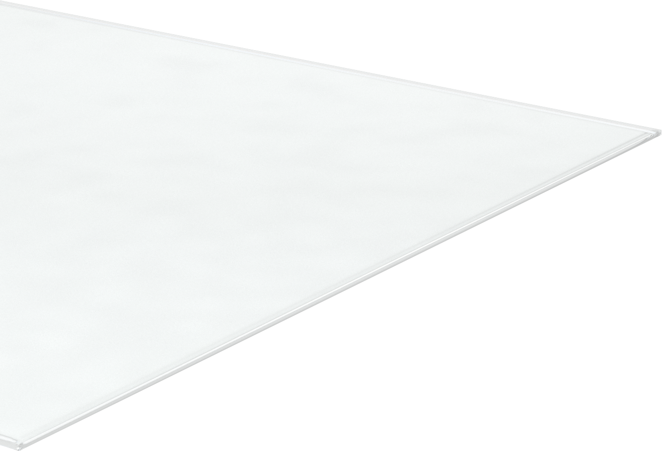Çizilmez, UV ve Darbeye Dayanıklı Polikarbonat, 24" x 36" x 1/8", Şeffaf