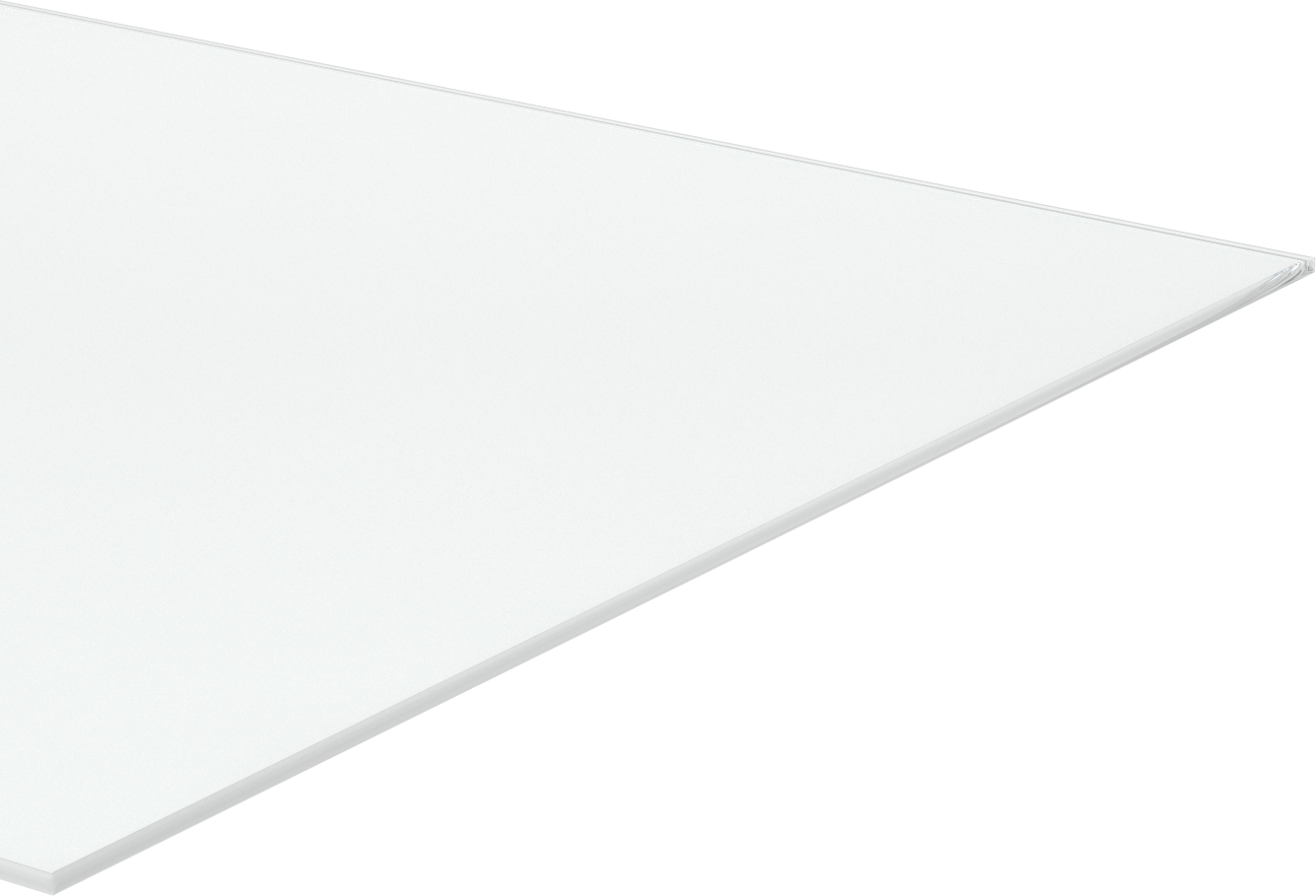 Çizilmez, UV ve Darbeye Dayanıklı Polikarbonat, 24" x 48" x 3/16", Şeffaf