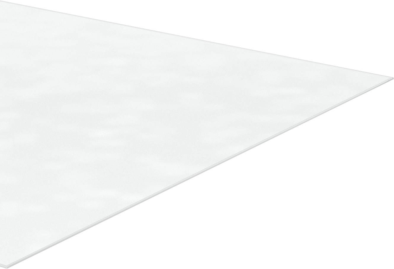 Çizilmez, UV ve Darbeye Dayanıklı Polikarbonat, 24" x 48" x 1/16", Şeffaf