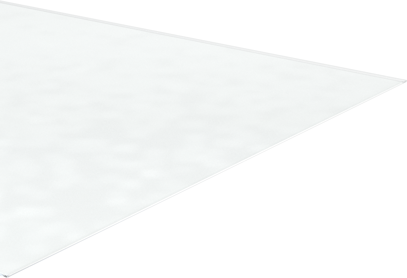 Çizilmez, UV ve Darbeye Dayanıklı Polikarbonat, 24" x 36" x 1/16", Şeffaf