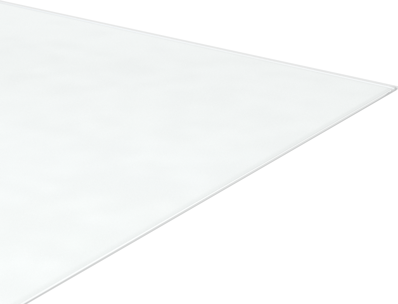 Çizilmez, UV ve Darbeye Dayanıklı Polikarbonat, 48" x 48" x 3/16", Şeffaf