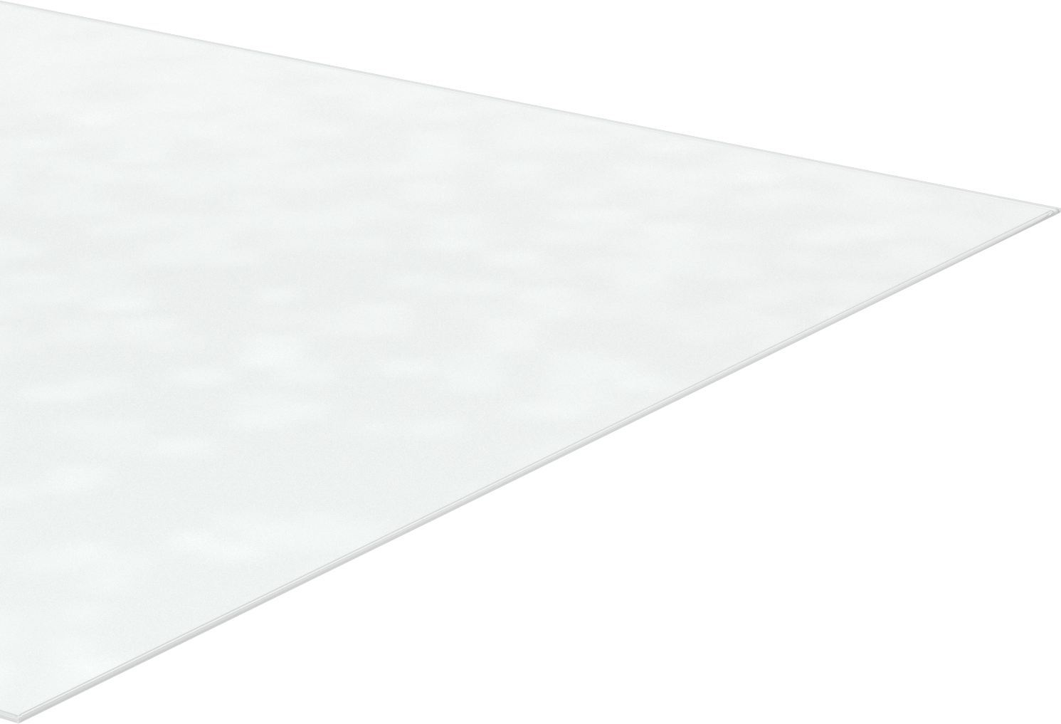 Çizilmez, UV ve Darbeye Dayanıklı Polikarbonat, 48" x 96" x 1/8", Şeffaf