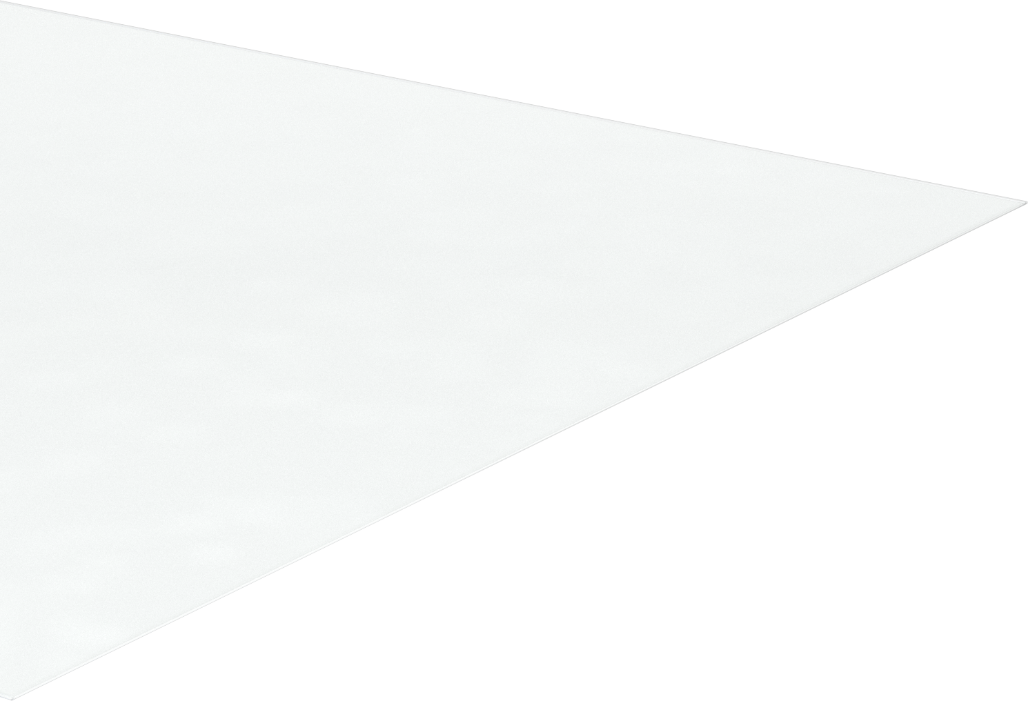 Çizilmez, UV ve Darbeye Dayanıklı Polikarbonat, 48" x 96" x 1/16", Şeffaf