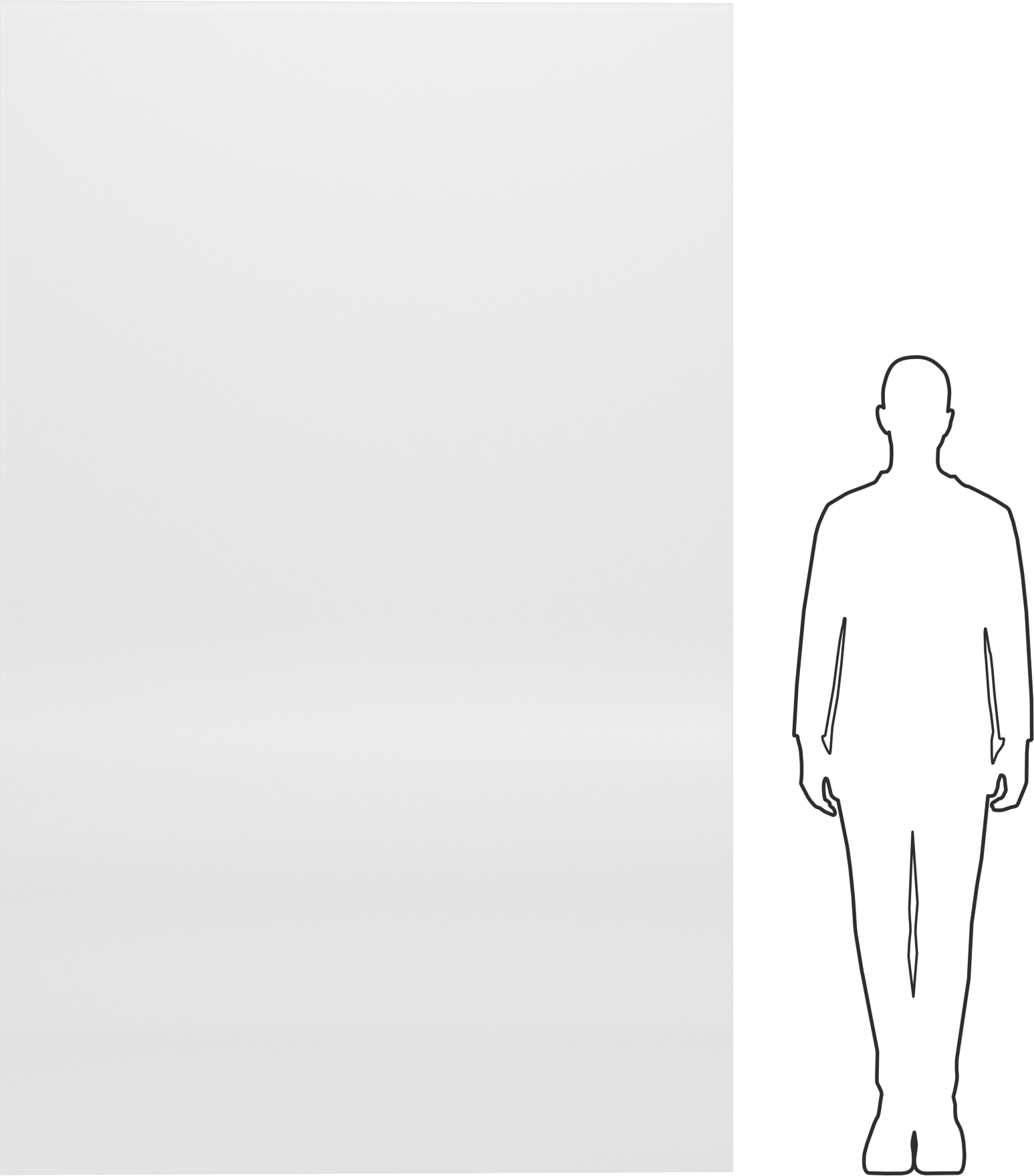 Çizilmez, UV ve Darbeye Dayanıklı Polikarbonat, 60" x 96" x 1/4", Şeffaf