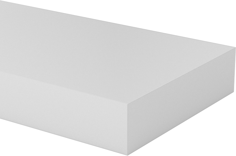 ABS Çubuk, 2 inç Genişlik, 1/2" Kalınlık