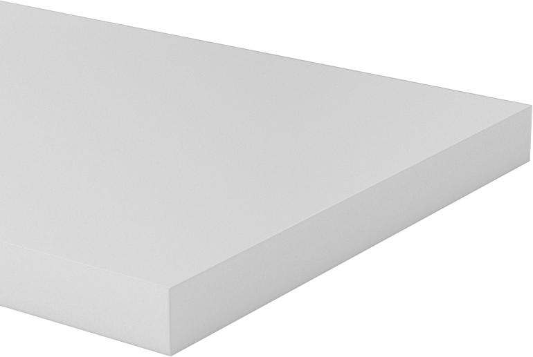 ABS Çubuk, 2-1/2" Genişlik, 1/4" Kalınlık