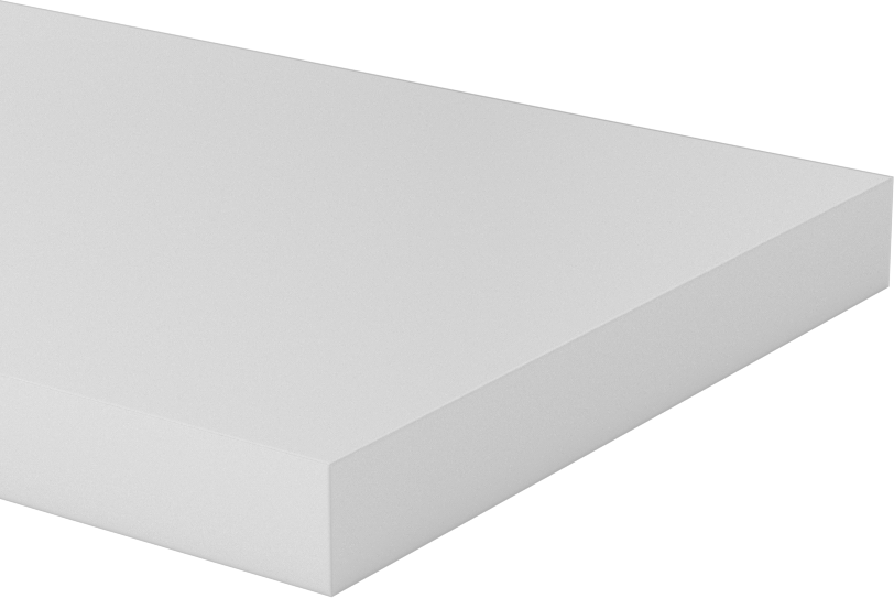 ABS Çubuk, 3" Genişlik, 3/8" Kalınlık