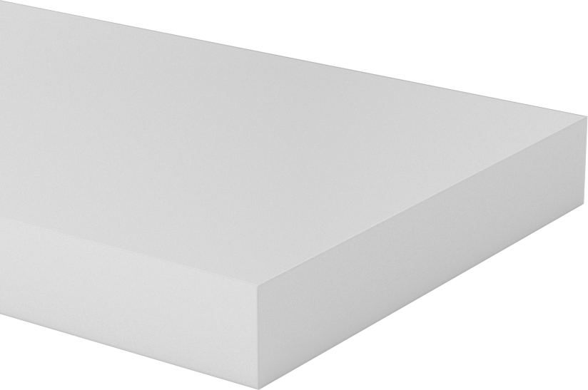 ABS Çubuk, 3" Genişlik, 1/2" Kalınlık