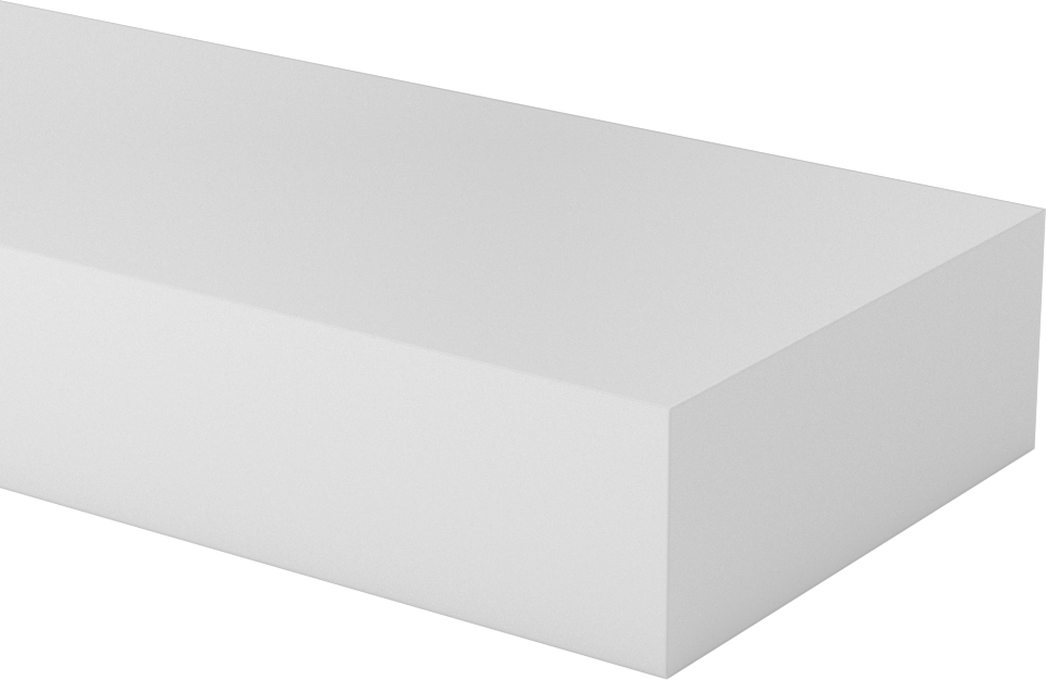 ABS Çubuk, 4" Genişlik, 1-1/2" Kalınlık