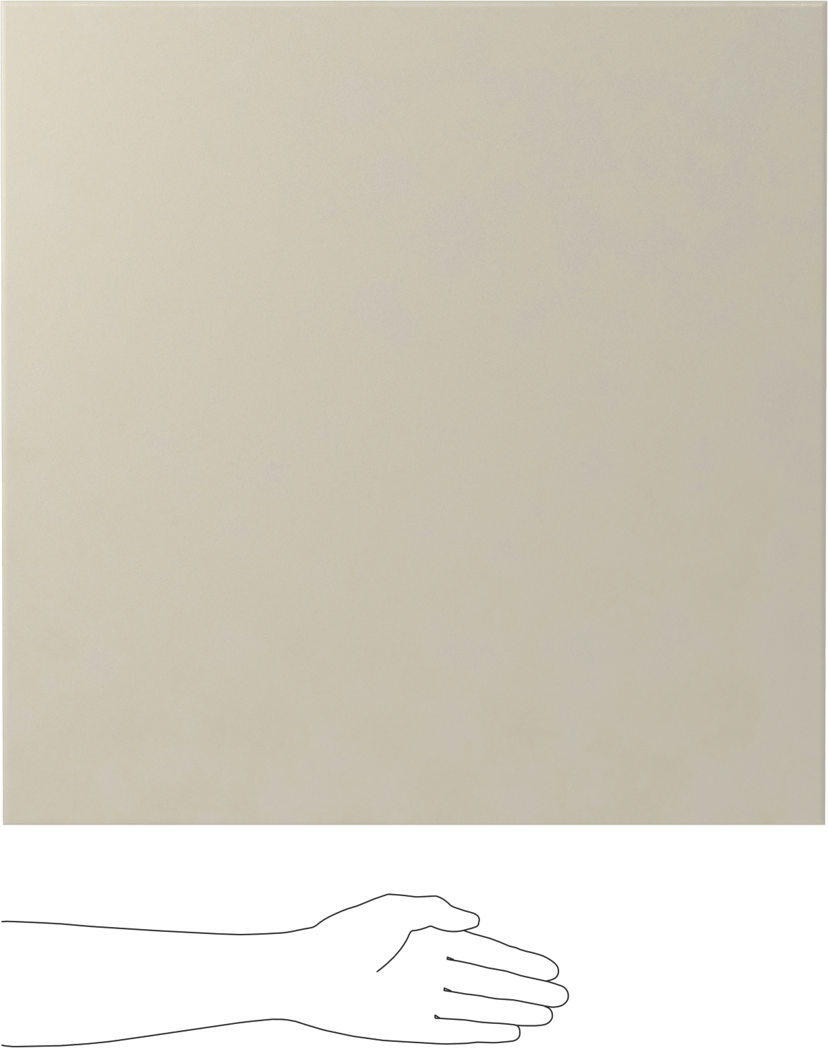 Süper Esnek Aşınmaya Dayanıklı Doğal Kauçuk, Levha, 24" x 24", 1/16" Kalınlık