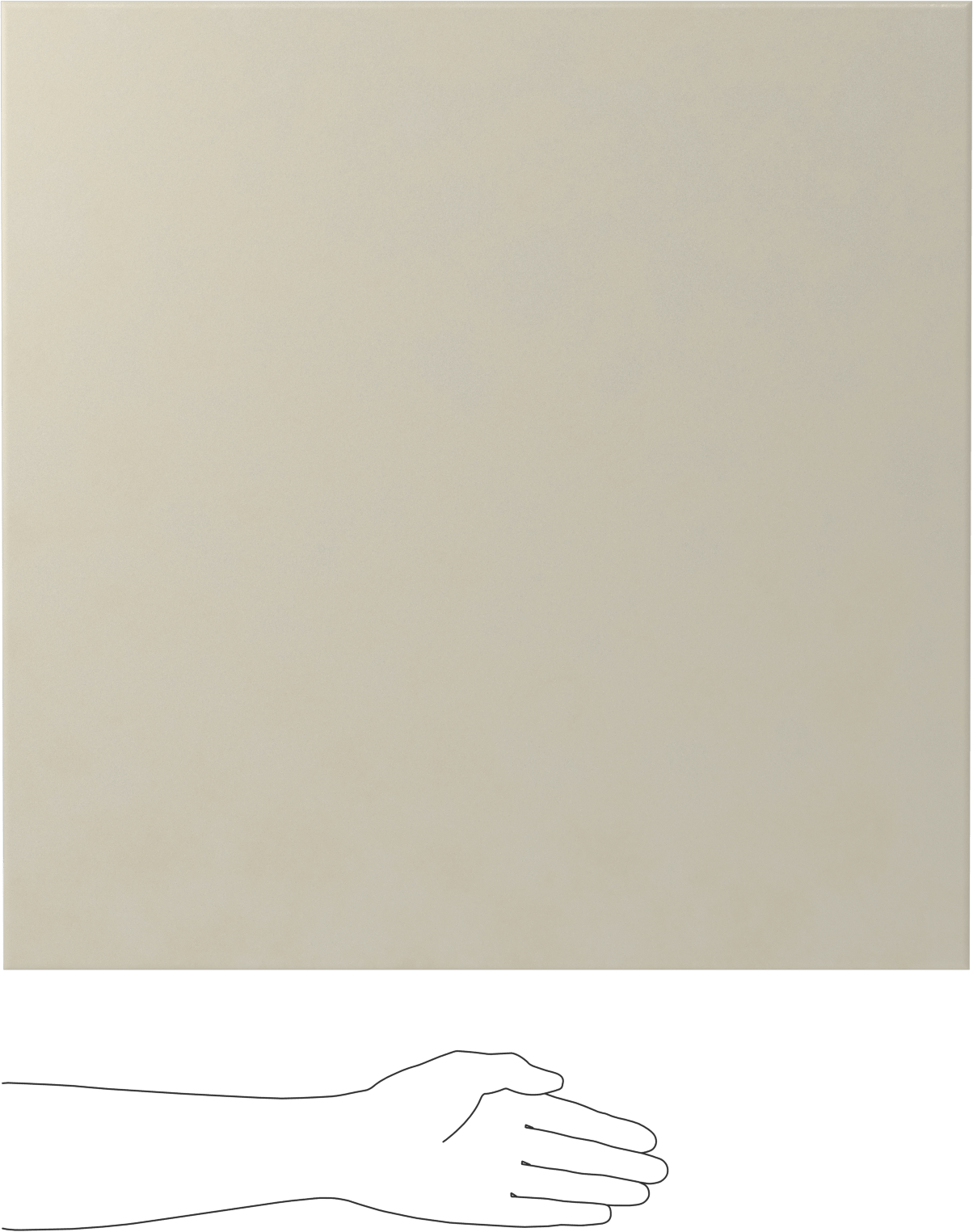 Süper Esnek Aşınmaya Dayanıklı Doğal Kauçuk, Levha, 24" x 24", 3/16" Kalınlık