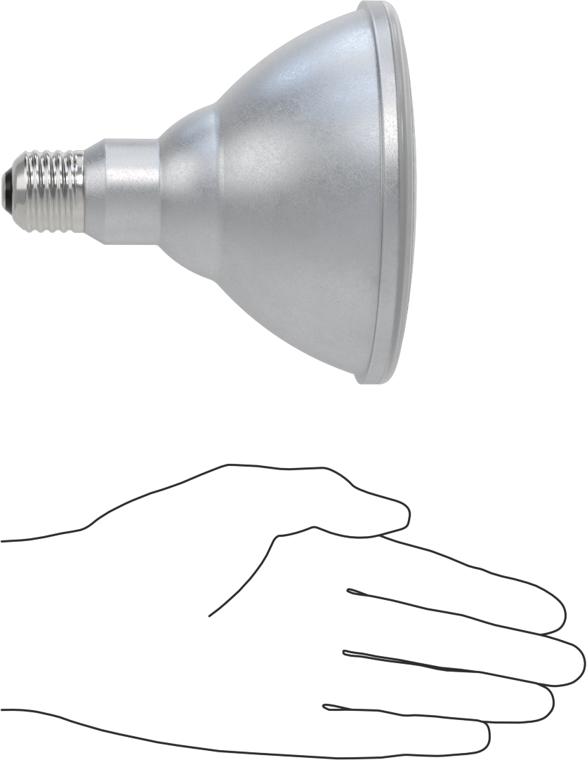 Ampul, PAR38, Projektör, 120W, 5000K, LED, 5 inç Uzunluk