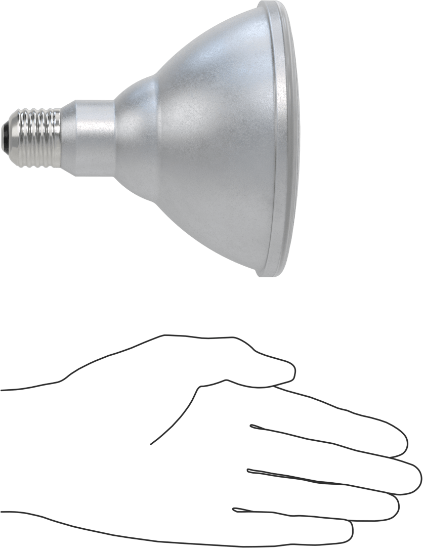 Ampul, PAR38, Projektör, 90W, 3000K, LED, 5 inç Uzunluk