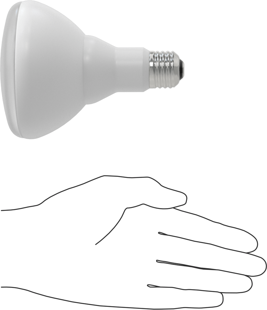 Ampul, BR30, Projektör, 85W, 2700K, LED, 5 inç Uzunluk