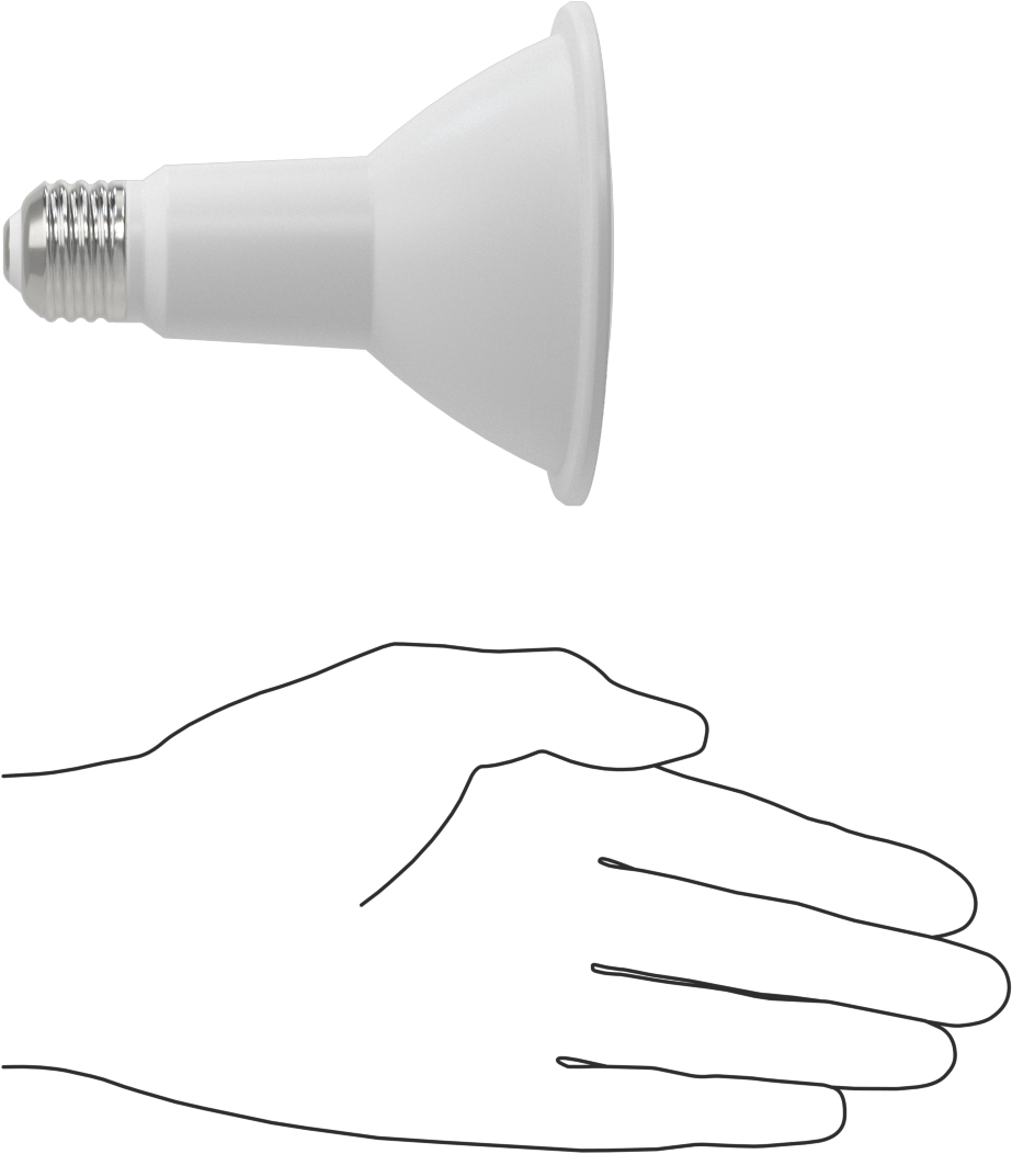 Ampul, PAR30 Ampul, 12 Watt, 40 Derece Işın Açısı, 4-1/2" Uzunluk