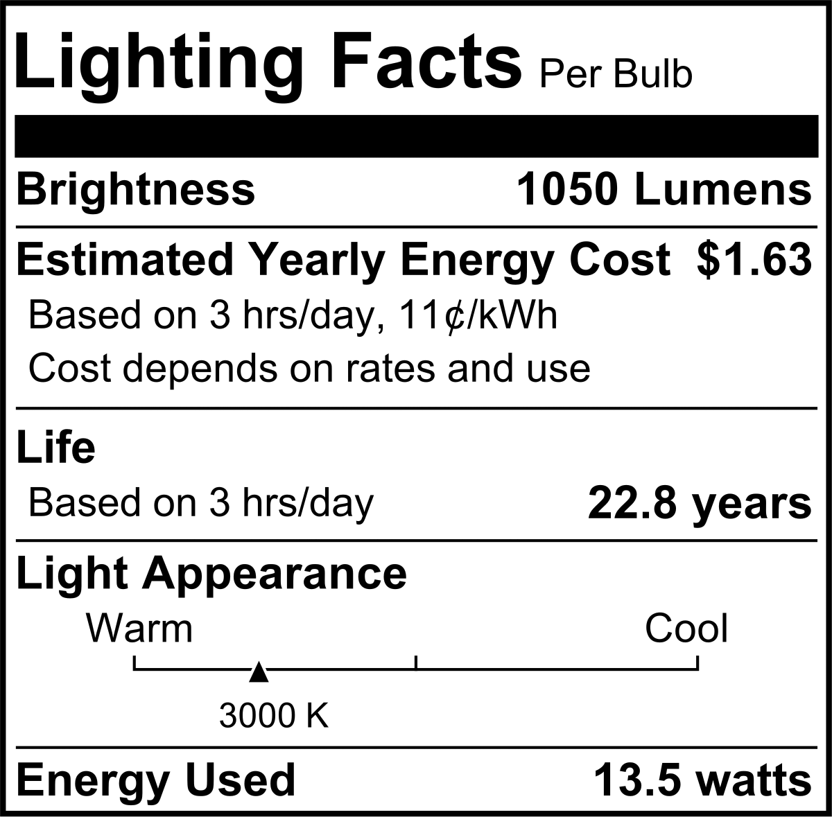 Ampul, PAR30, Projektör, 75W, 3000K, LED, 4-7/8" Uzunluk