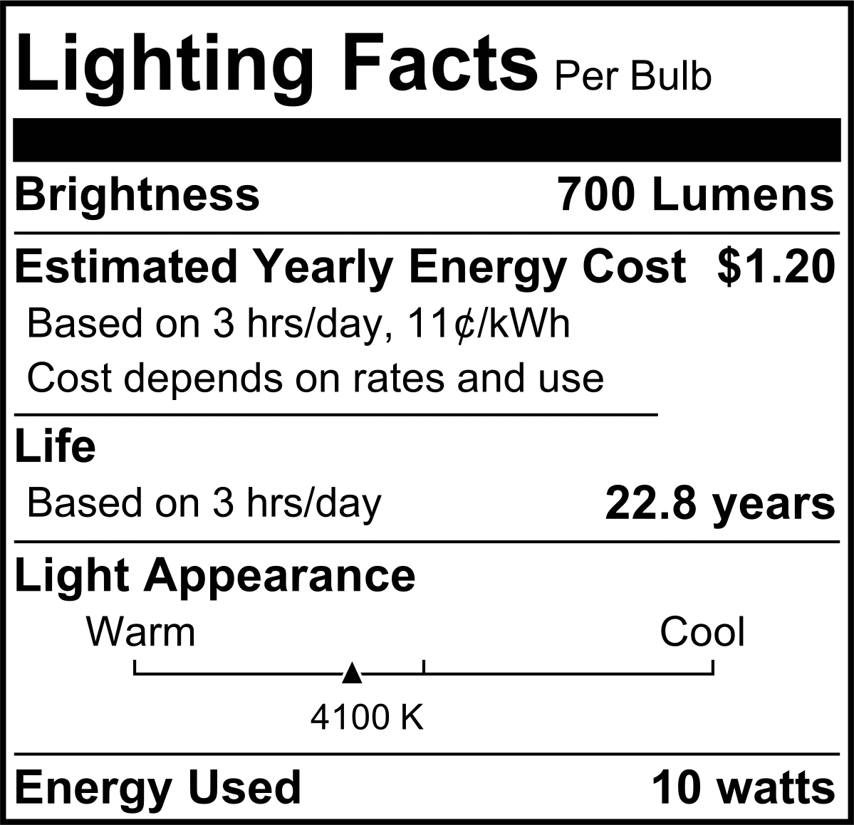 Ampul, BR30, Projektör, 60W, 4100K, LED, 5-1/2" Uzunluk
