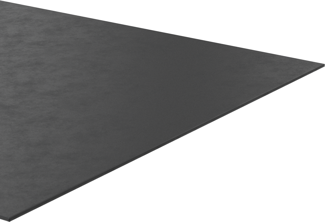 Aşınmaya Dayanıklı Poliüretan Kauçuk Levha, 12" x 48", 1/16" Kalınlık
